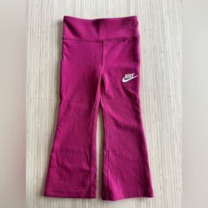 Nike toddler girl pink leggings 3T flare